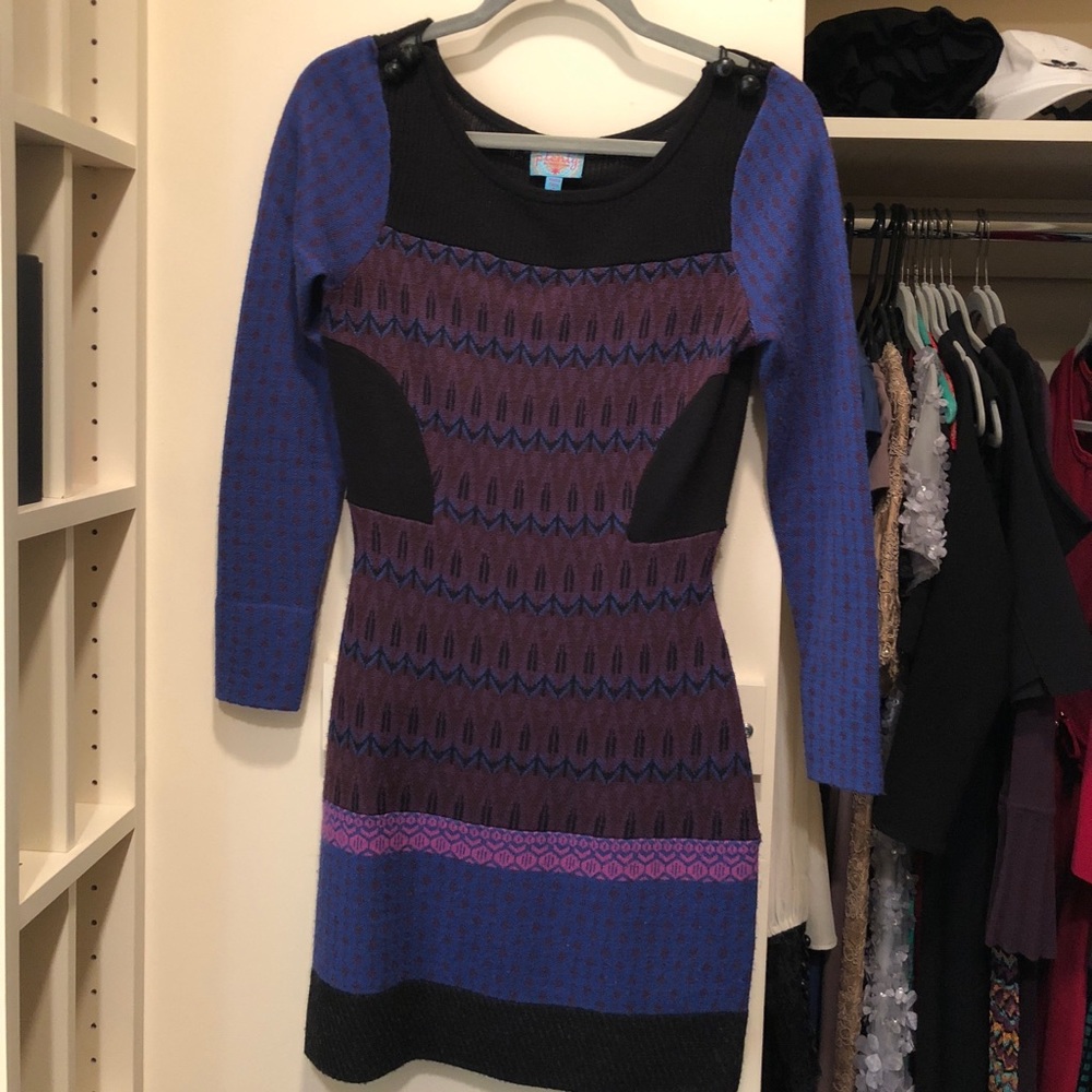 Plenty by Tracey Reese Long sleeve sweater dress